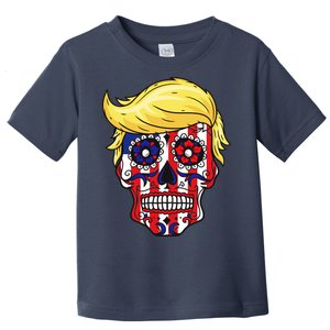 Patriotic Donald Trump Sugar Skull Toddler T-Shirt