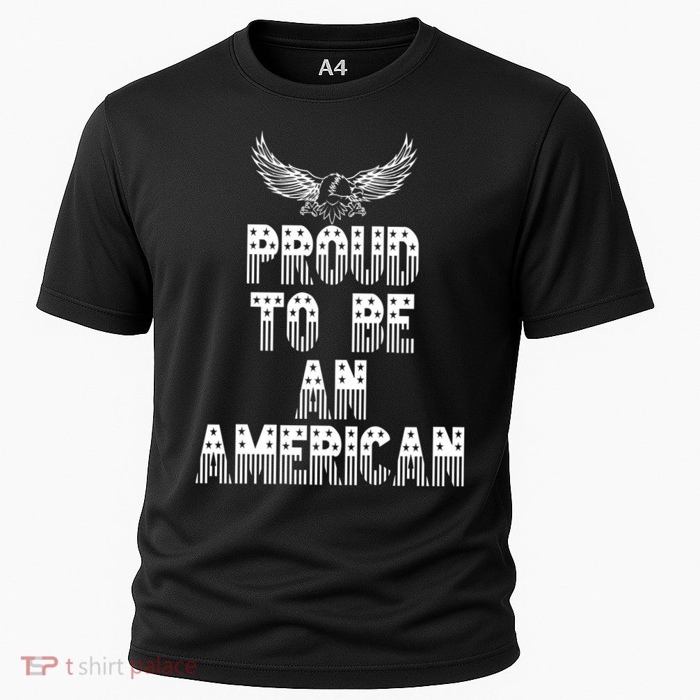Patriotic Eagle Proud To Be An American Performance Shirt