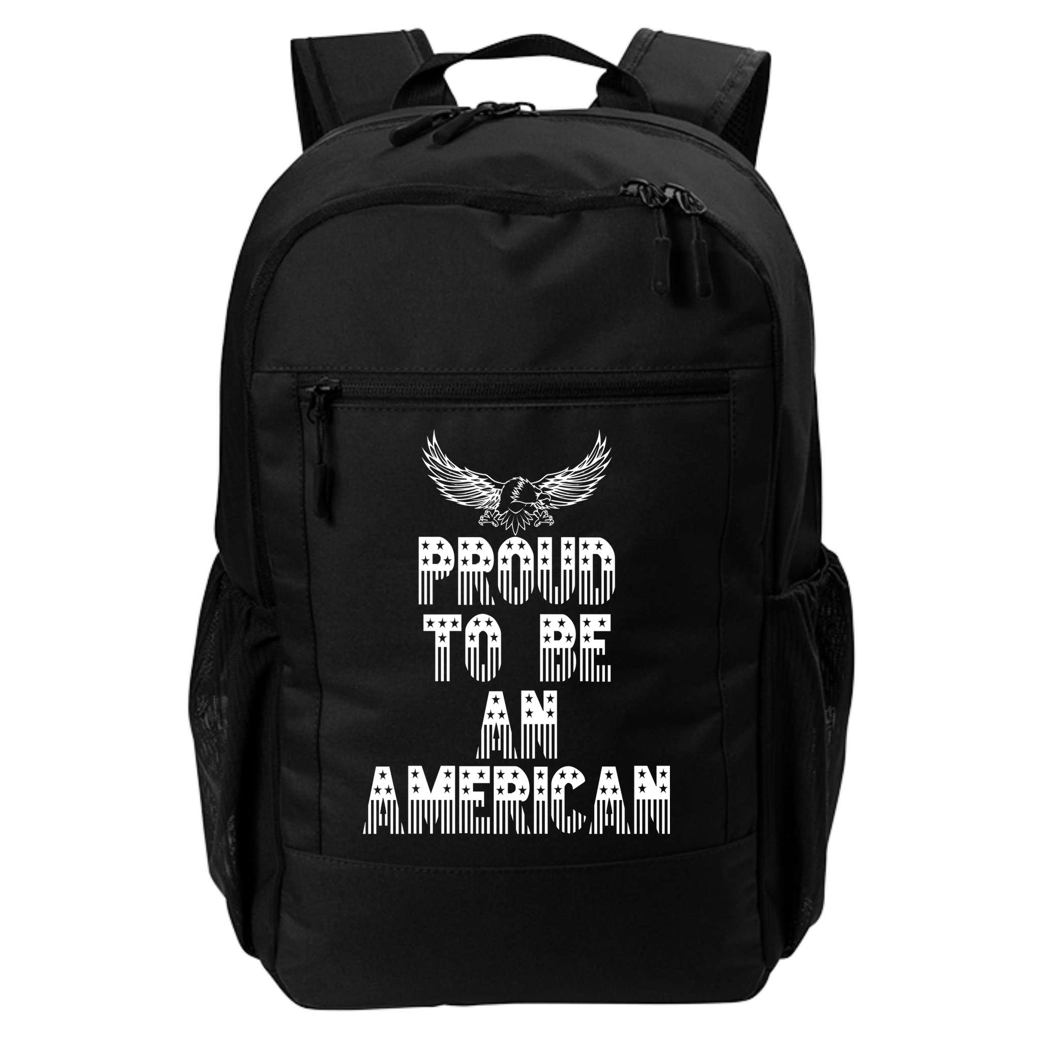 Patriotic Eagle Proud To Be An American Backpack