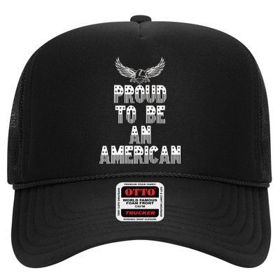 Patriotic Eagle Proud To Be An American Trucker Hat