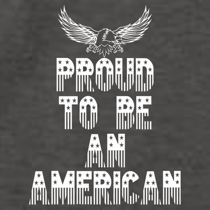 Patriotic Eagle Proud To Be An American Vector Backpack