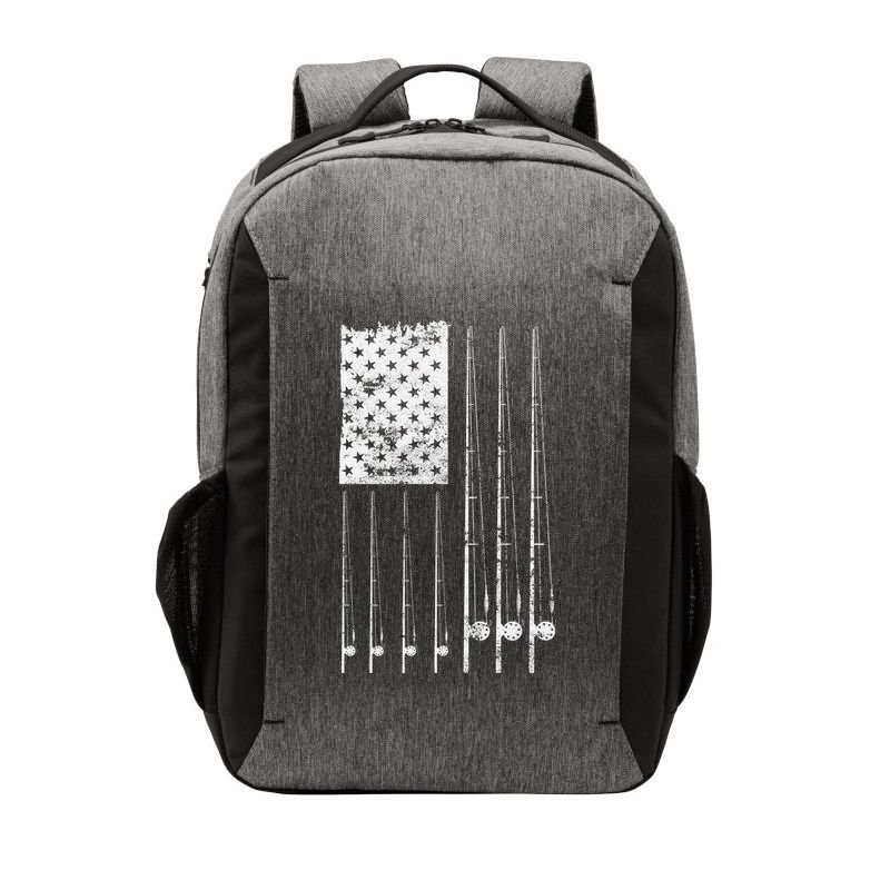 Patriotic Fishing American Flag Vector Backpack