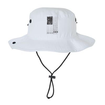 Patriotic Fishing American Flag Legacy Cool Fit Booney Bucket Hat