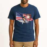 Patriotic George Washington On A Shark Tall T-Shirt
