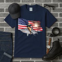 Patriotic George Washington On A Shark Tall T-Shirt