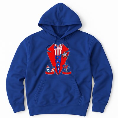 Patriotic Independence Day Tuxedo Hoodie