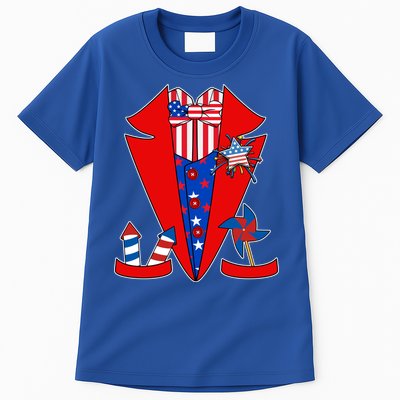 Patriotic Independence Day Tuxedo Tall T-Shirt