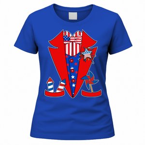 Patriotic Independence Day Tuxedo Women's T-Shirt