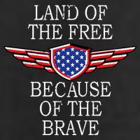 Patriotic Land Of The Free Because Of The Brave 12oz Stainless Steel Coffee Mug