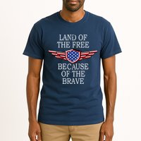 Patriotic Land Of The Free Because Of The Brave Tall T-Shirt