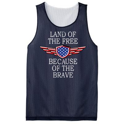 Patriotic Land Of The Free Because Of The Brave Mesh Reversible Basketball Jersey Tank