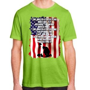 Patriotic Memorial Day United States Flag Adult ChromaSoft Performance T-Shirt