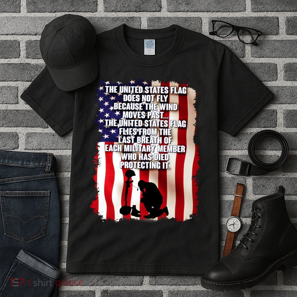 Patriotic Memorial Day United States Flag Tall T-Shirt