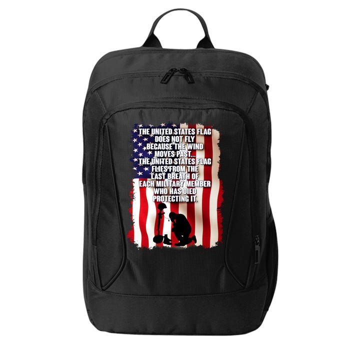 Patriotic Memorial Day United States Flag City Backpack