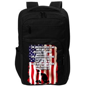 Patriotic Memorial Day United States Flag Impact Tech Backpack