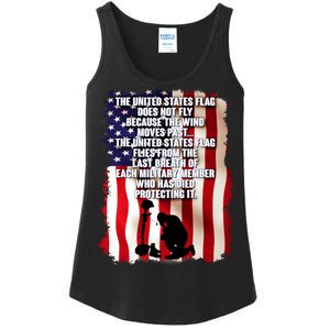 Patriotic Memorial Day United States Flag Ladies Essential Tank