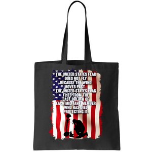 Patriotic Memorial Day United States Flag Tote Bag