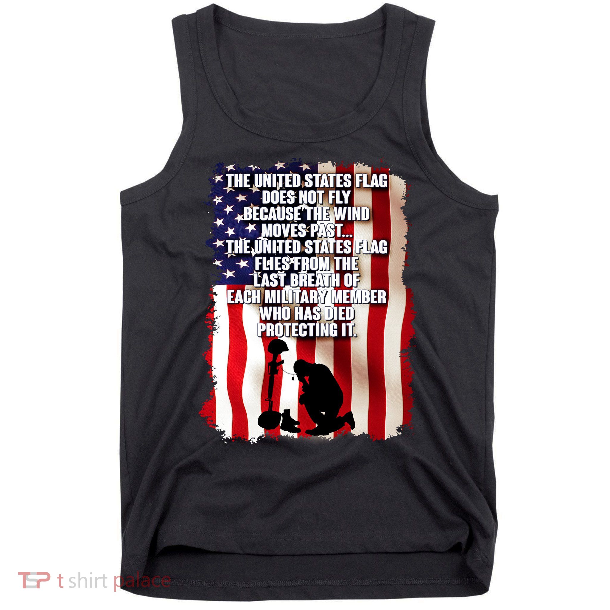 Patriotic Memorial Day United States Flag Tank Top