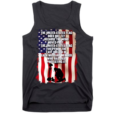 Patriotic Memorial Day United States Flag Tank Top