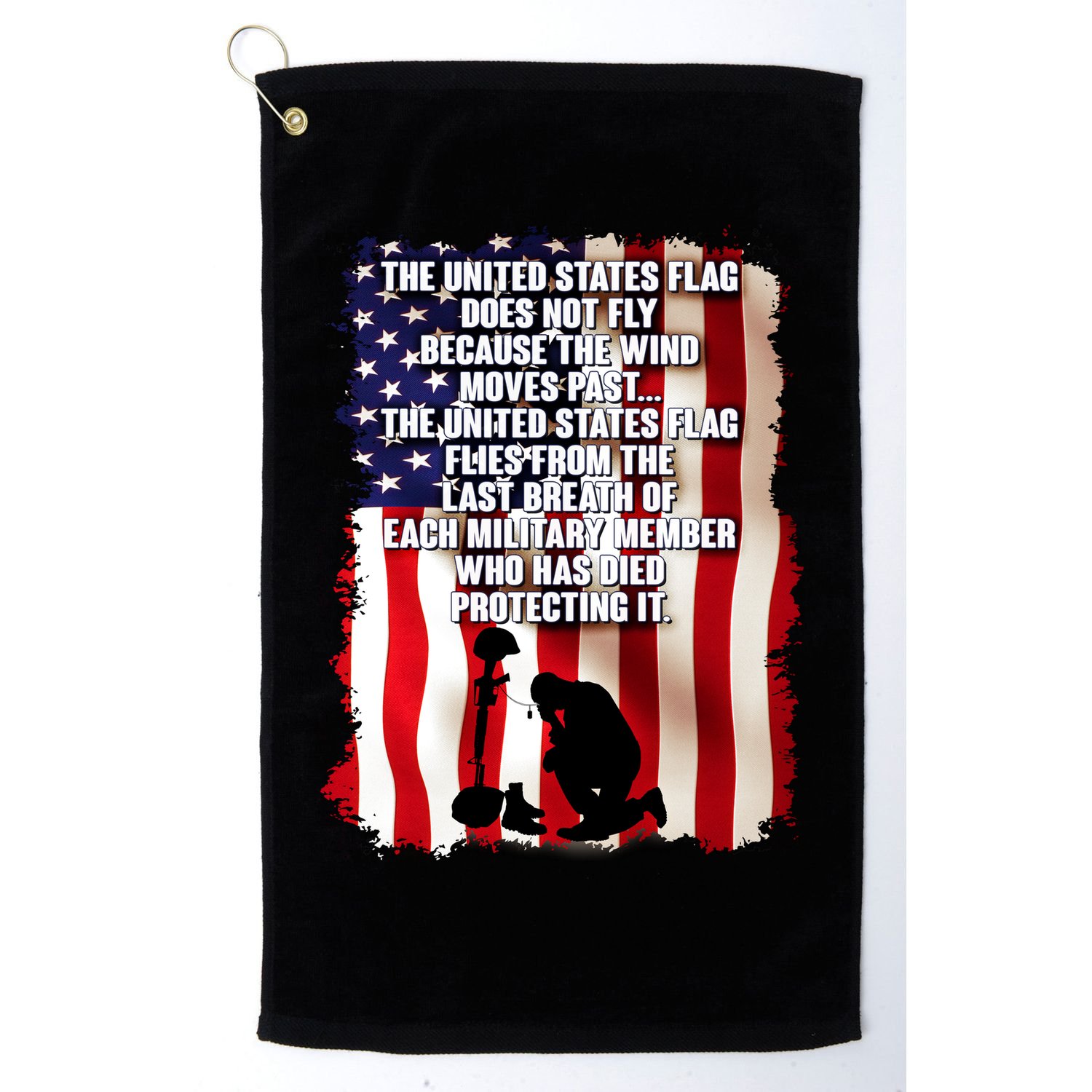 Patriotic Memorial Day United States Flag Golf Towel