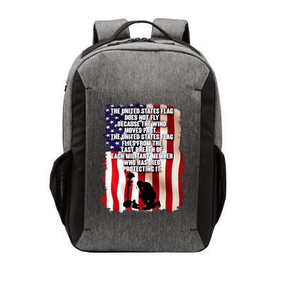 Patriotic Memorial Day United States Flag Vector Backpack