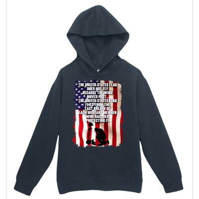 Patriotic Memorial Day United States Flag Urban Pullover Hoodie