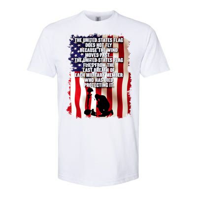 Patriotic Memorial Day United States Flag Softstyle® CVC T-Shirt