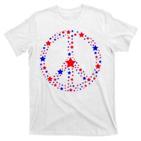 Patriotic Peace Sign Stars T-Shirt