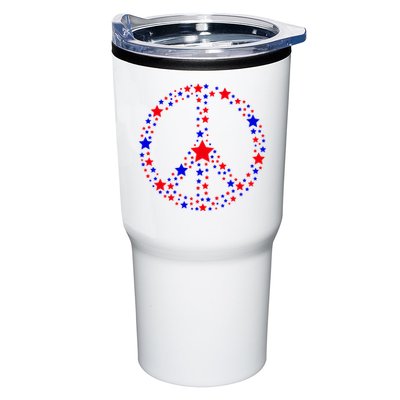 Patriotic Peace Sign Stars Tumbler