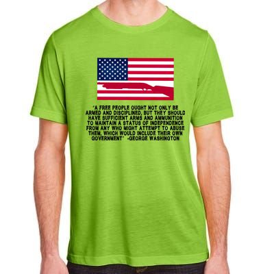 Patriotic Quote George Washington Adult ChromaSoft Performance T-Shirt