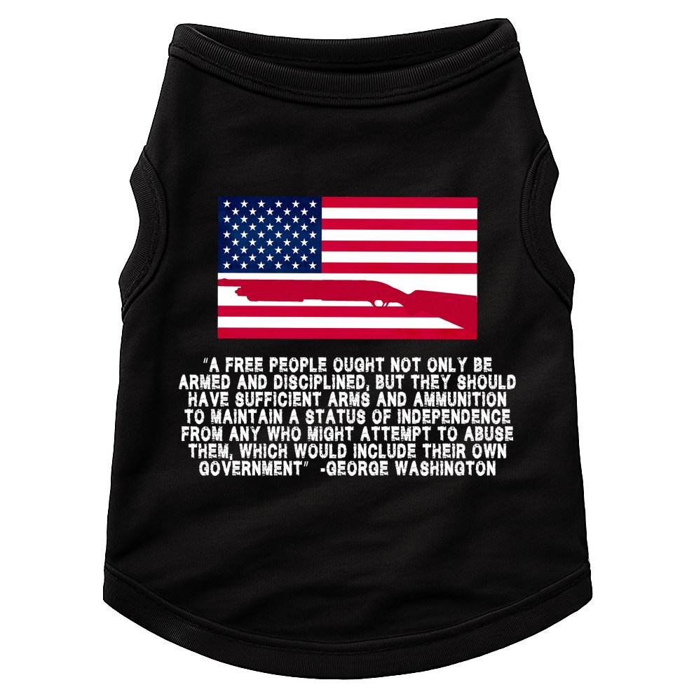 Patriotic Quote George Washington Doggie Tank