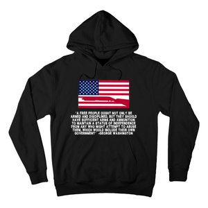 Patriotic Quote George Washington Hoodie