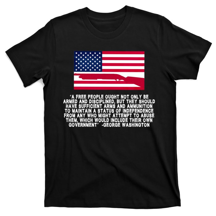 Patriotic Quote George Washington T-Shirt