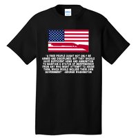 Patriotic Quote George Washington Tall T-Shirt