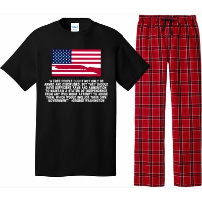 Patriotic Quote George Washington Pajama Set