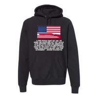 Patriotic Quote George Washington Premium Hoodie