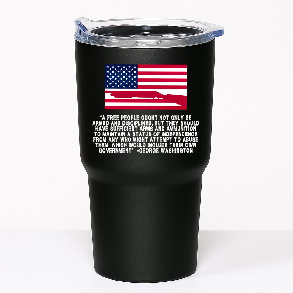 Patriotic Quote George Washington Tumbler