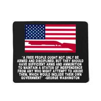 Patriotic Quote George Washington Mousepad