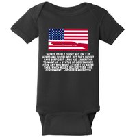 Patriotic Quote George Washington Baby Bodysuit