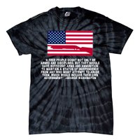 Patriotic Quote George Washington Tie-Dye T-Shirt