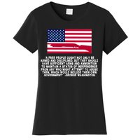 Patriotic Quote George Washington Women's T-Shirt