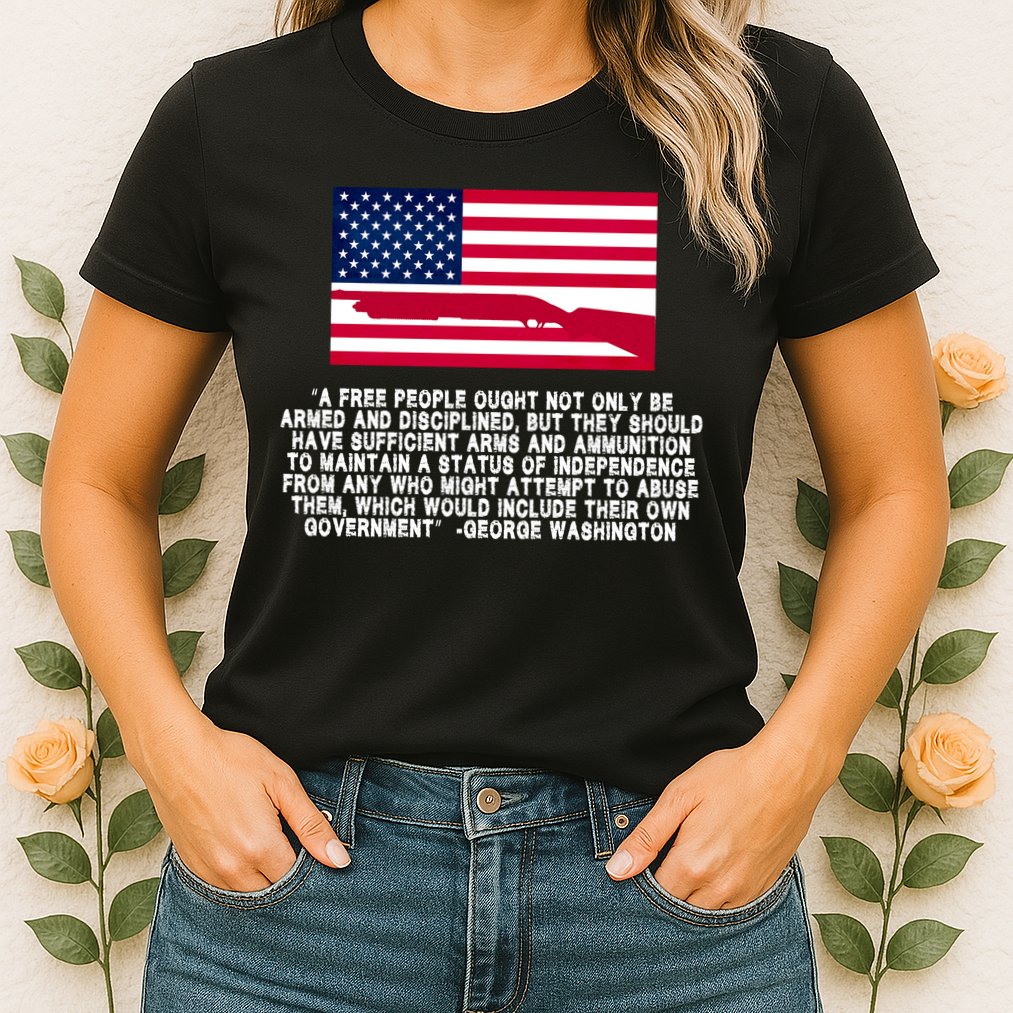 Patriotic Quote George Washington Womens T-Shirt