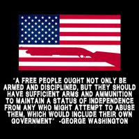Patriotic Quote George Washington Womens T-Shirt