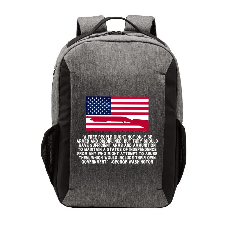 Patriotic Quote George Washington Vector Backpack