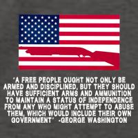 Patriotic Quote George Washington Vector Backpack