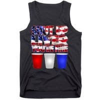 Patriotic Shut Up Liver You're Fine USA  Tank Top