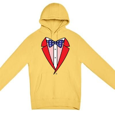 Patriotic Tuxedo Premium Pullover Hoodie