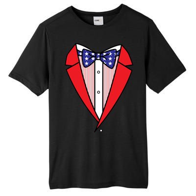 Patriotic Tuxedo Tall Fusion ChromaSoft Performance T-Shirt