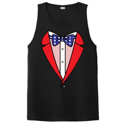 Patriotic Tuxedo PosiCharge Competitor Tank