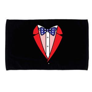 Patriotic Tuxedo Microfiber Hand Towel